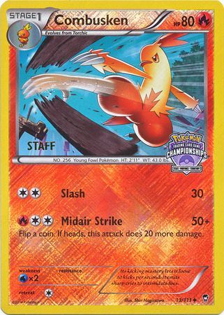 Combusken (13/111) (Championship Promo Staff) [XY: Furious Fists] | Eastridge Sports Cards & Games
