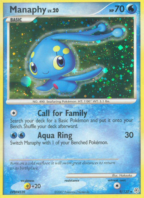Manaphy (9/130) [Diamond & Pearl: Base Set] | Eastridge Sports Cards & Games