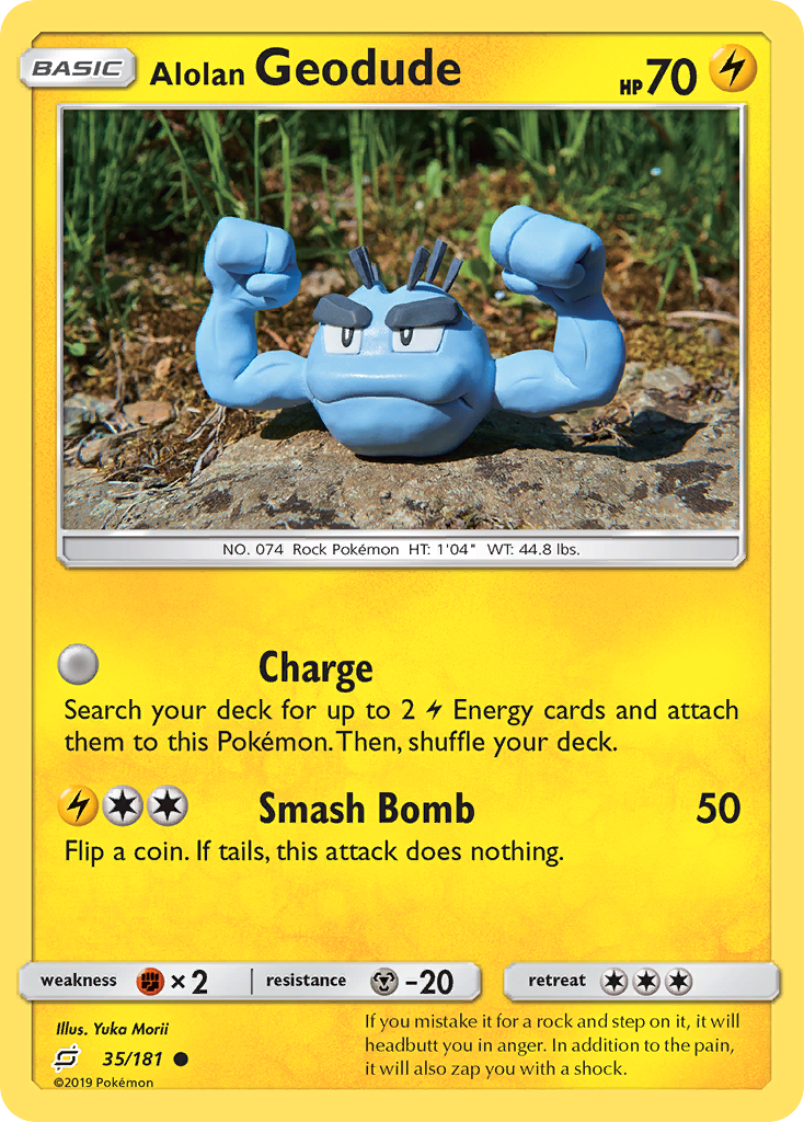 Alolan Geodude (35/181) [Sun & Moon: Team Up] | Eastridge Sports Cards & Games