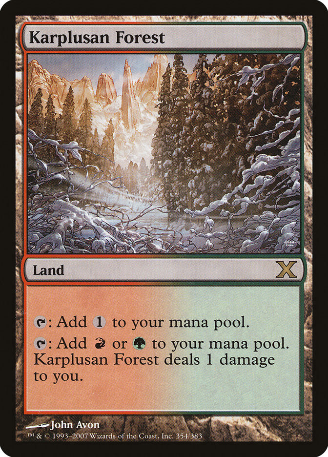 Karplusan Forest [Tenth Edition] | Eastridge Sports Cards & Games