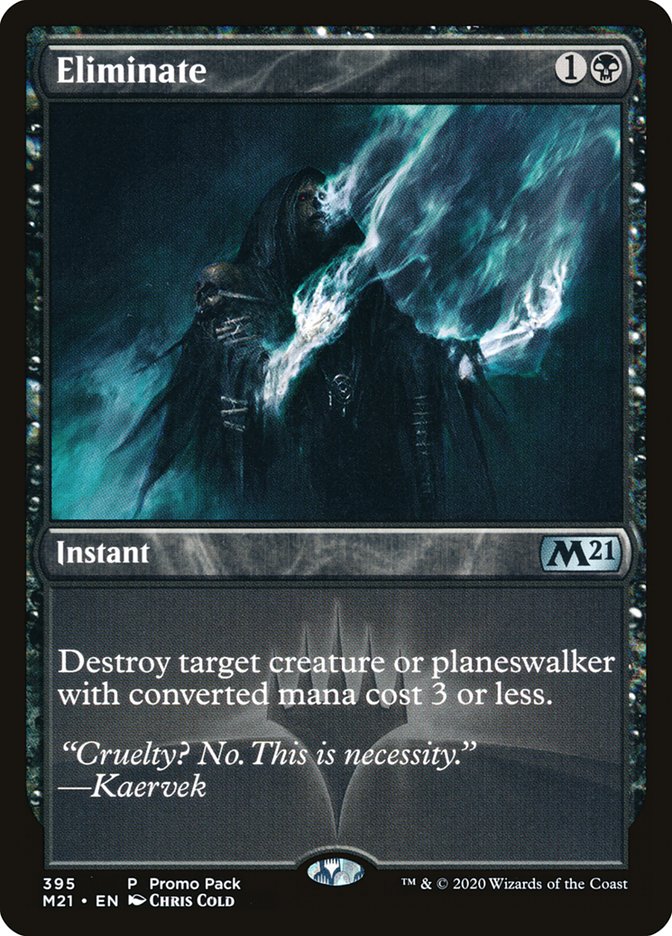 Eliminate (Promo Pack) [Core Set 2021 Promos] | Eastridge Sports Cards & Games