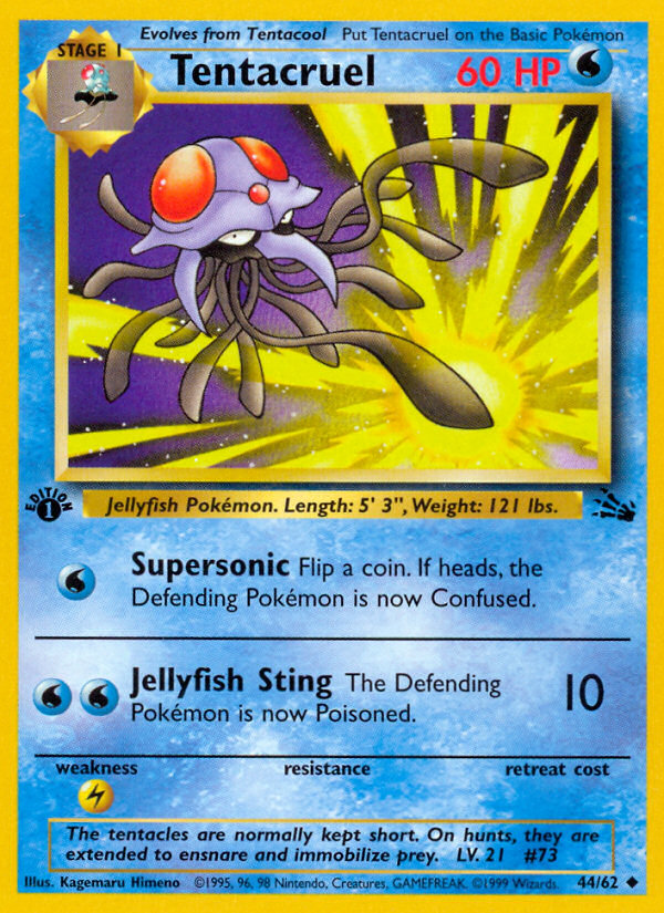 Tentacruel (44/62) [Fossil 1st Edition] | Eastridge Sports Cards & Games