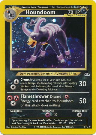 Houndoom (4/75) [Neo Discovery Unlimited] | Eastridge Sports Cards & Games