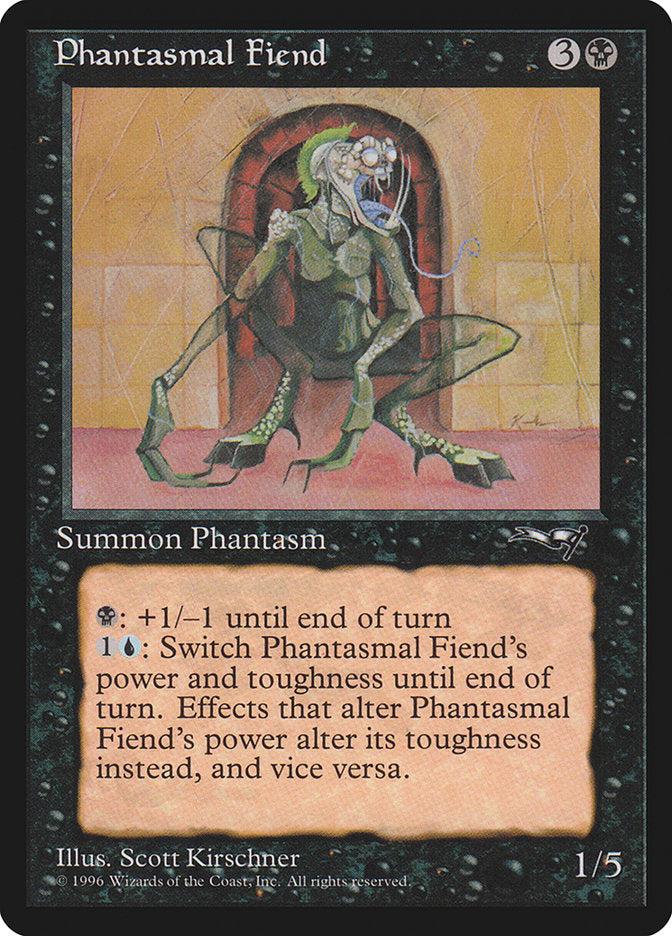 Phantasmal Fiend (Standing) [Alliances] | Eastridge Sports Cards & Games