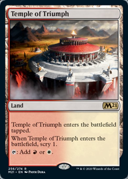 Temple of Triumph [Core Set 2021] | Eastridge Sports Cards & Games