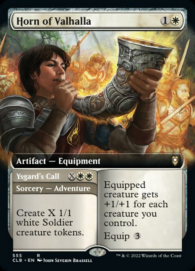 Horn of Valhalla // Ysgard's Call (Extended Art) [Commander Legends: Battle for Baldur's Gate] | Eastridge Sports Cards & Games