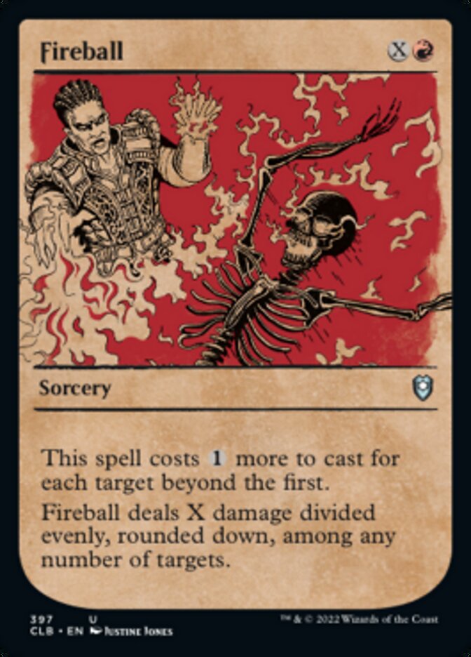 Fireball (Showcase) [Commander Legends: Battle for Baldur's Gate] | Eastridge Sports Cards & Games