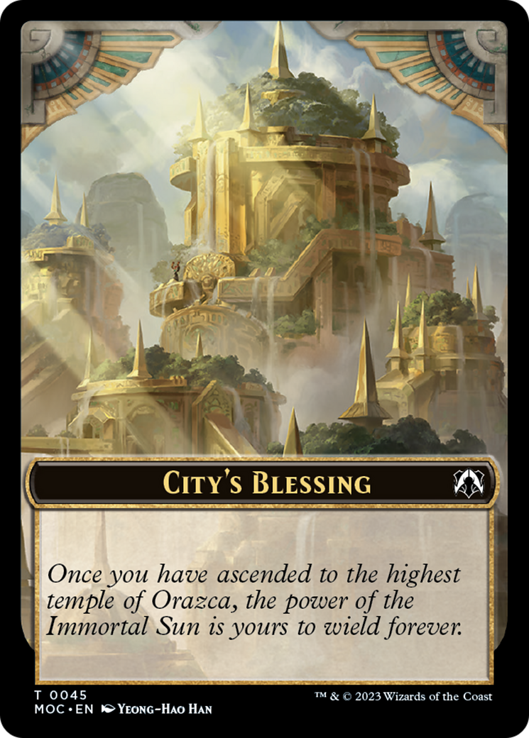 Butterfly // City's Blessing Double-Sided Token [March of the Machine Commander Tokens] | Eastridge Sports Cards & Games