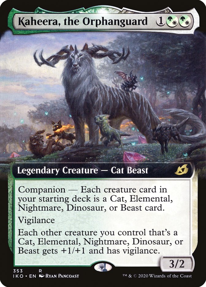 Kaheera, the Orphanguard (Extended Art) [Ikoria: Lair of Behemoths] | Eastridge Sports Cards & Games