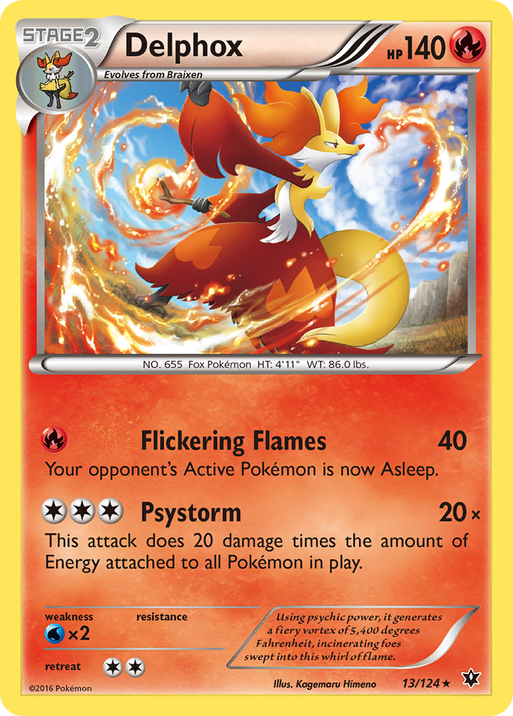 Delphox (13/124) [XY: Fates Collide] | Eastridge Sports Cards & Games