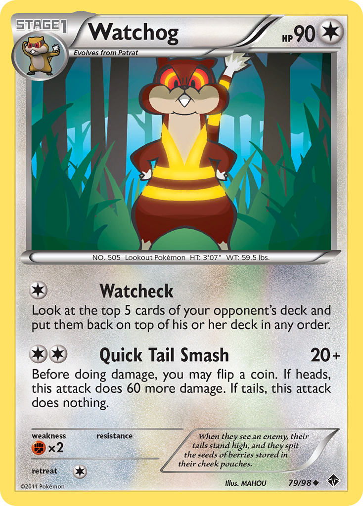 Watchog (79/98) [Black & White: Emerging Powers] | Eastridge Sports Cards & Games