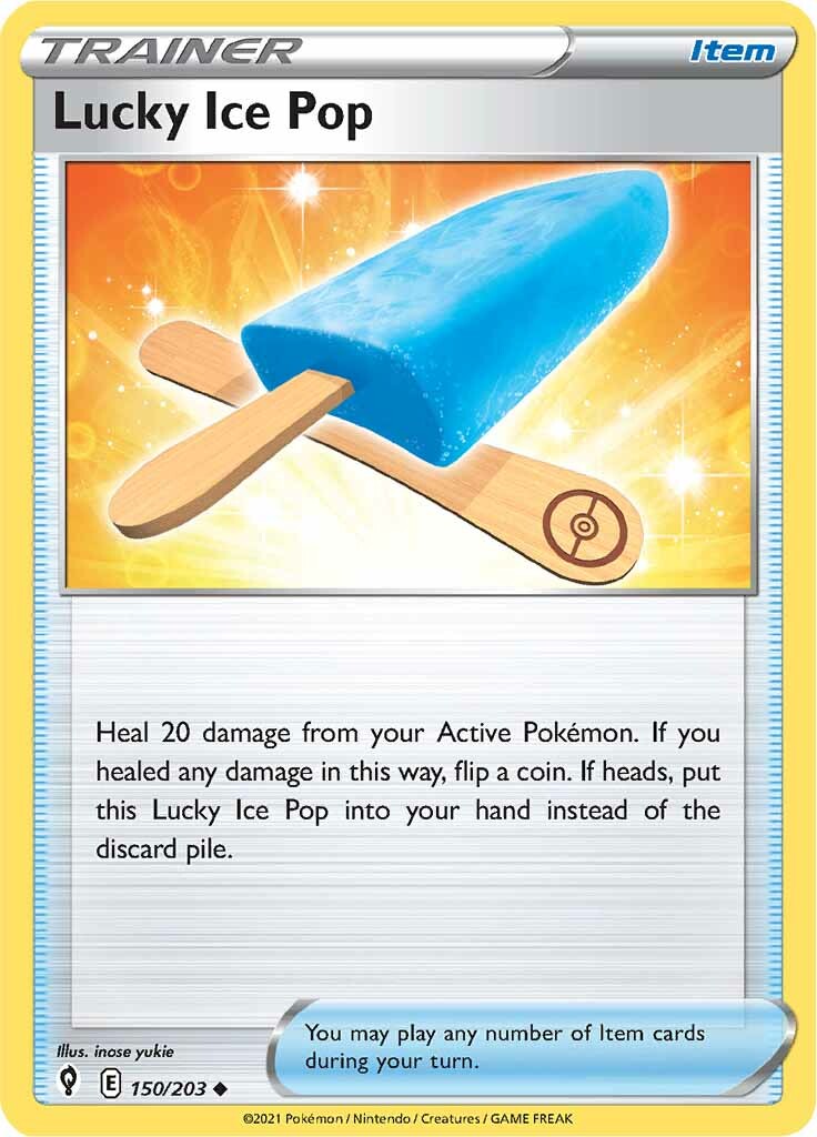 Lucky Ice Pop (150/203) [Sword & Shield: Evolving Skies] | Eastridge Sports Cards & Games