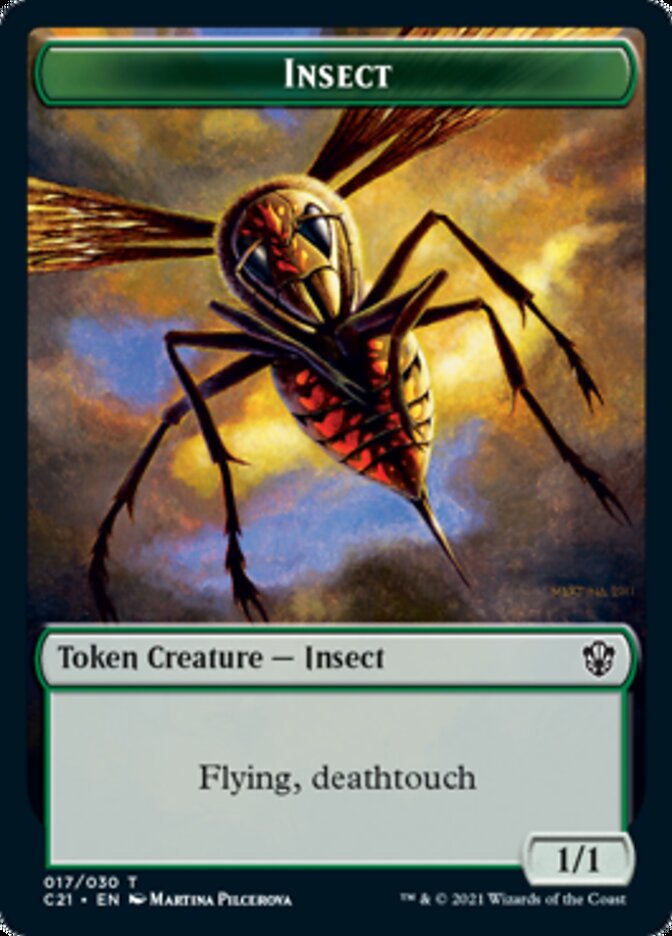 Beast (011) // Insect Token [Commander 2021 Tokens] | Eastridge Sports Cards & Games