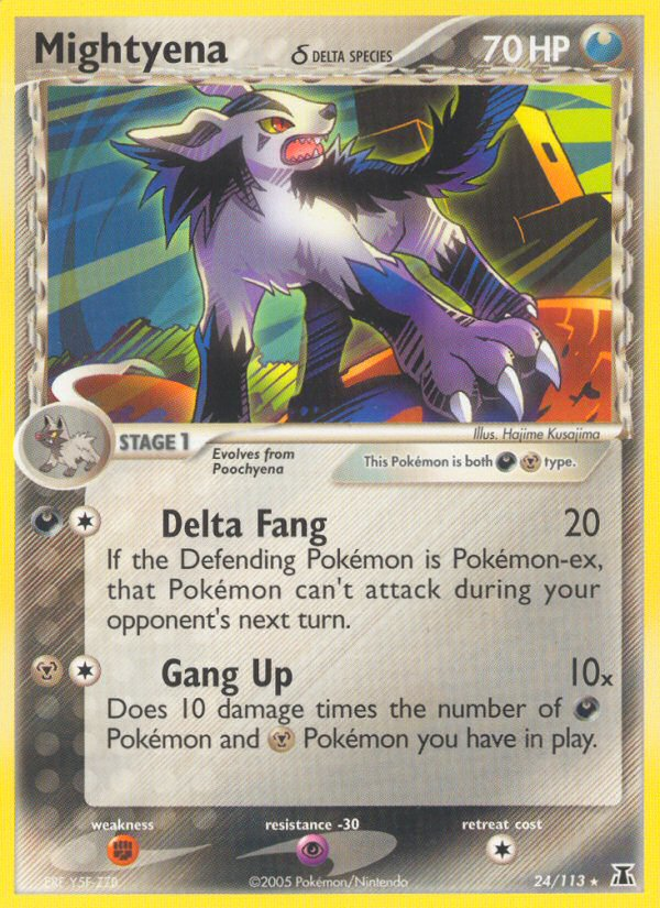 Mightyena (24/113) (Delta Species) [EX: Delta Species] | Eastridge Sports Cards & Games