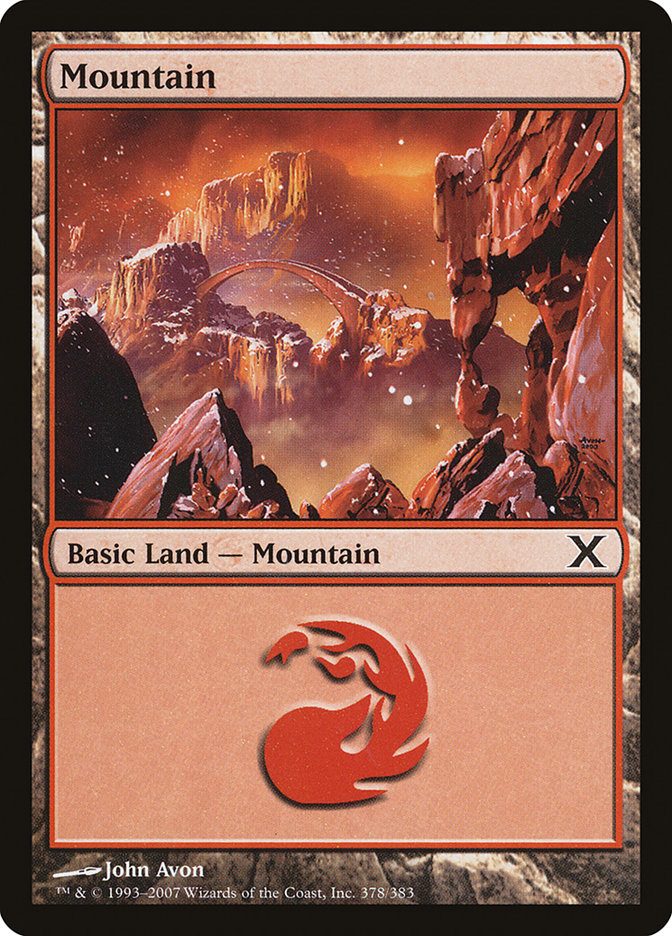 Mountain (378) [Tenth Edition] | Eastridge Sports Cards & Games