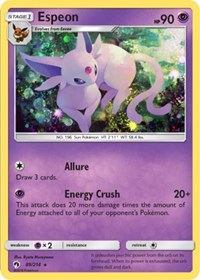 Espeon (89/214) (Cosmos Holo) (Blister Exclusive) [Sun & Moon: Lost Thunder] | Eastridge Sports Cards & Games