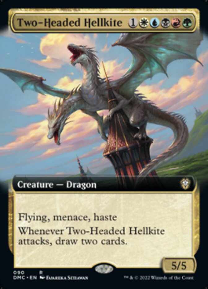 Two-Headed Hellkite (Extended Art) [Dominaria United Commander] | Eastridge Sports Cards & Games