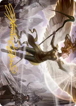 Sigarda's Splendor Art Card (Gold-Stamped Signature) [Innistrad: Midnight Hunt Art Series] | Eastridge Sports Cards & Games