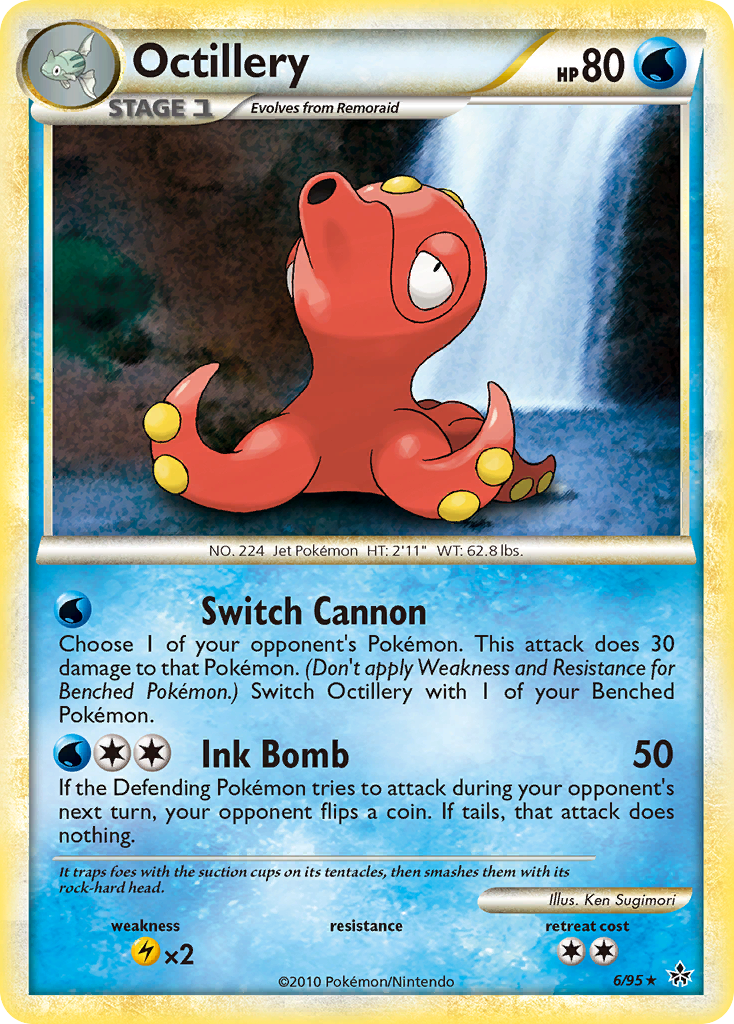 Octillery (6/95) [HeartGold & SoulSilver: Unleashed] | Eastridge Sports Cards & Games