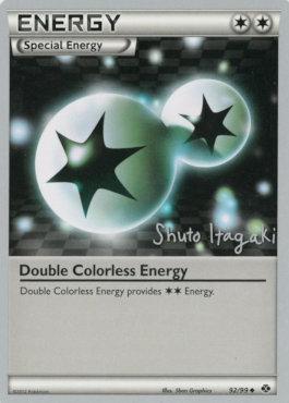 Double Colorless Energy (92/99) (Terraki-Mewtwo - Shuto Itagaki) [World Championships 2012] | Eastridge Sports Cards & Games
