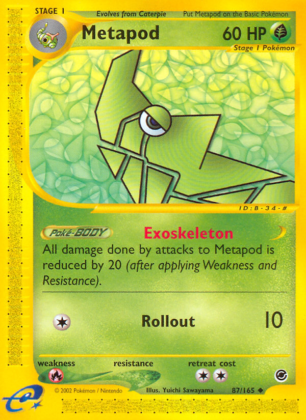 Metapod (87/165) [Expedition: Base Set] | Eastridge Sports Cards & Games