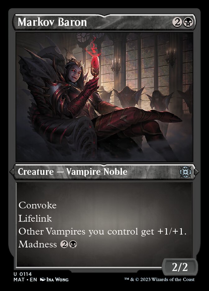 Markov Baron (Foil Etched) [March of the Machine: The Aftermath] | Eastridge Sports Cards & Games
