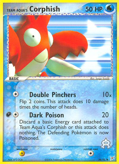 Team Aqua's Corphish (26/95) [EX: Team Magma vs Team Aqua] | Eastridge Sports Cards & Games