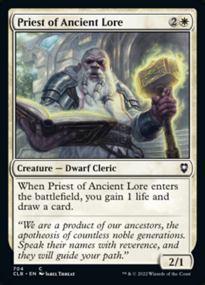 Priest of Ancient Lore [Commander Legends: Battle for Baldur's Gate] | Eastridge Sports Cards & Games