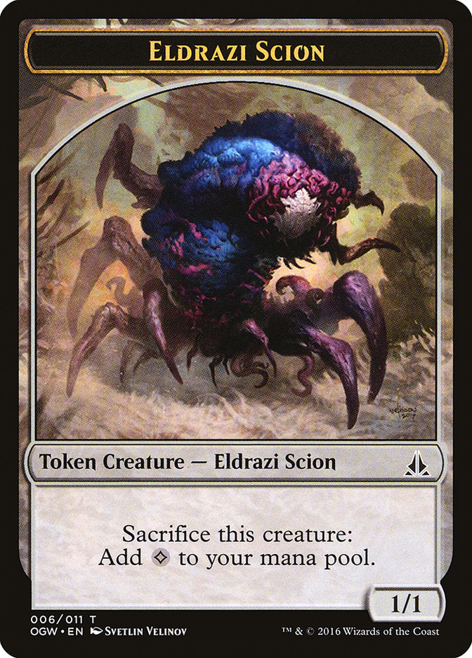 Eldrazi Scion (006/011) [Oath of the Gatewatch Tokens] | Eastridge Sports Cards & Games