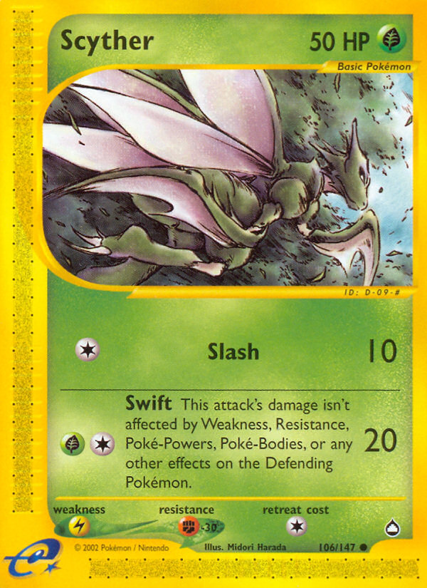 Scyther (106/147) [Aquapolis] | Eastridge Sports Cards & Games