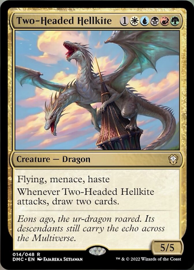 Two-Headed Hellkite [Dominaria United Commander] | Eastridge Sports Cards & Games