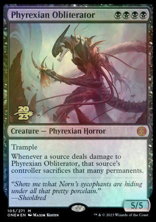 Phyrexian Obliterator [Phyrexia: All Will Be One Prerelease Promos] | Eastridge Sports Cards & Games