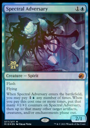 Spectral Adversary [Innistrad: Midnight Hunt Prerelease Promos] | Eastridge Sports Cards & Games