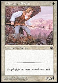Volunteer Militia [Portal Second Age] | Eastridge Sports Cards & Games