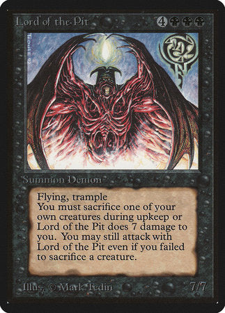 Lord of the Pit [Limited Edition Beta] | Eastridge Sports Cards & Games