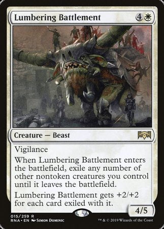 Lumbering Battlement [Ravnica Allegiance] | Eastridge Sports Cards & Games