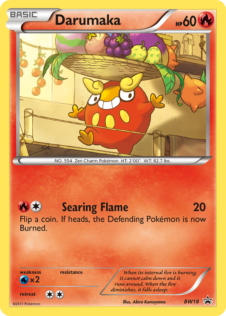 Darumaka (BW18) [Black & White: Black Star Promos] | Eastridge Sports Cards & Games
