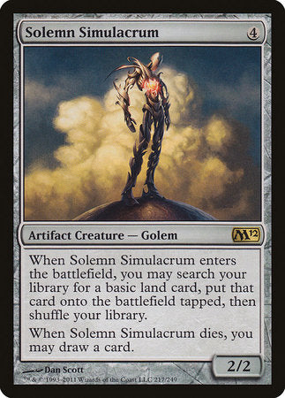 Solemn Simulacrum [Magic 2012] | Eastridge Sports Cards & Games