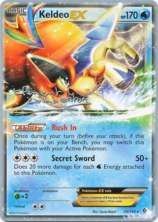 Keldeo EX (49/149) (Anguille Sous Roche - Clement Lamberton) [World Championships 2013] | Eastridge Sports Cards & Games