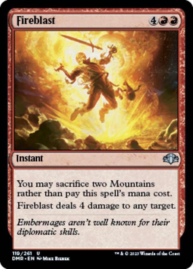 Fireblast [Dominaria Remastered] | Eastridge Sports Cards & Games