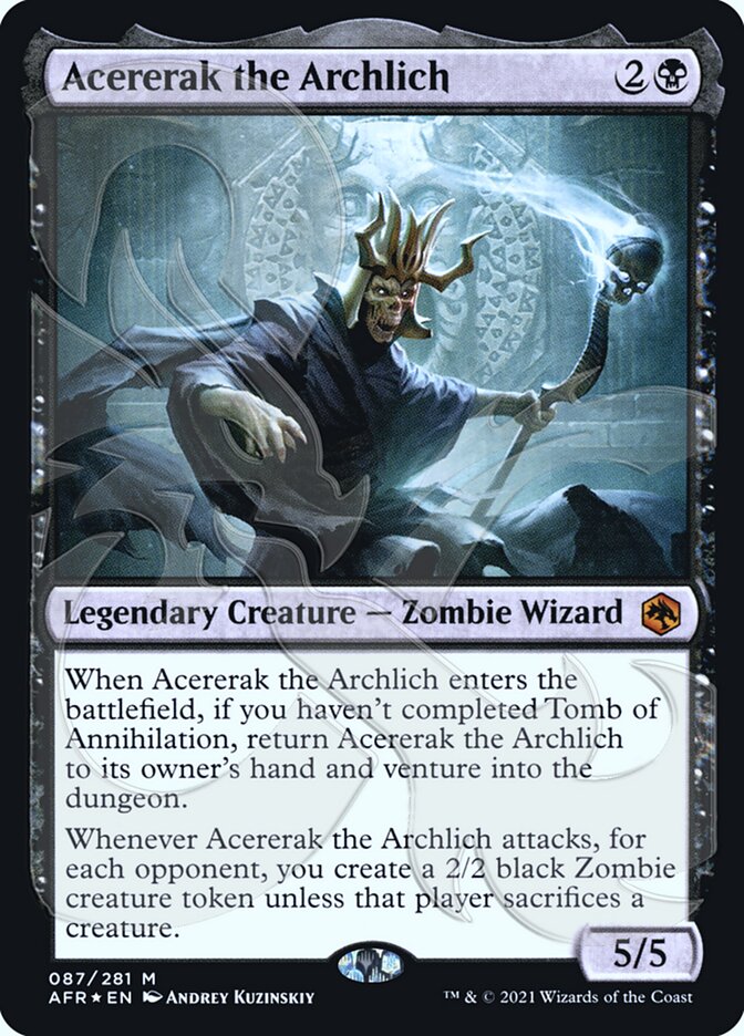 Acererak the Archlich (Ampersand Promo) [Dungeons & Dragons: Adventures in the Forgotten Realms Promos] | Eastridge Sports Cards & Games