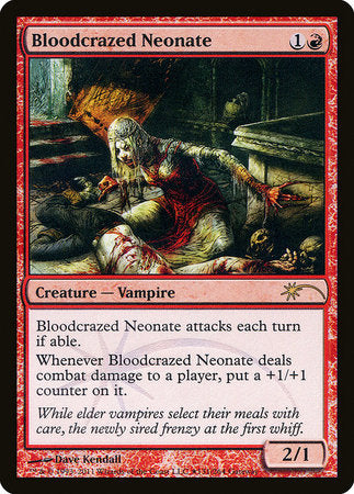 Bloodcrazed Neonate [Wizards Play Network 2011] | Eastridge Sports Cards & Games