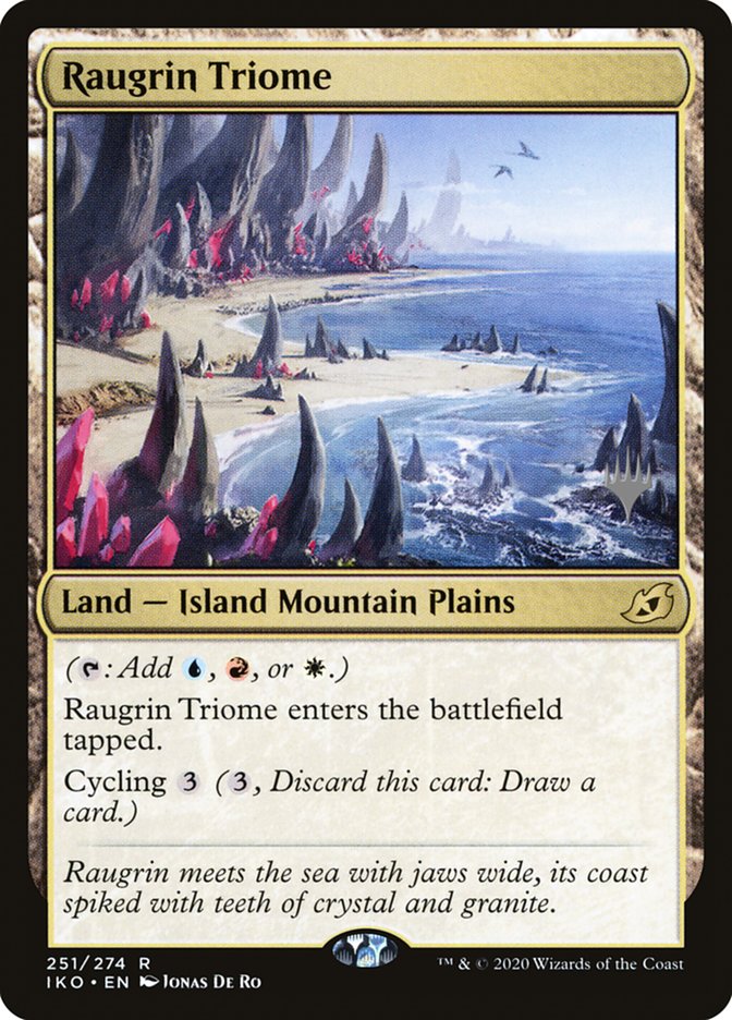 Raugrin Triome (Promo Pack) [Ikoria: Lair of Behemoths Promos] | Eastridge Sports Cards & Games