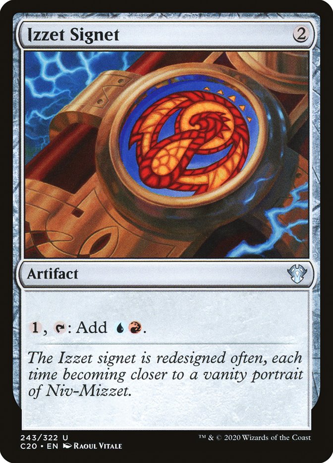 Izzet Signet [Commander 2020] | Eastridge Sports Cards & Games