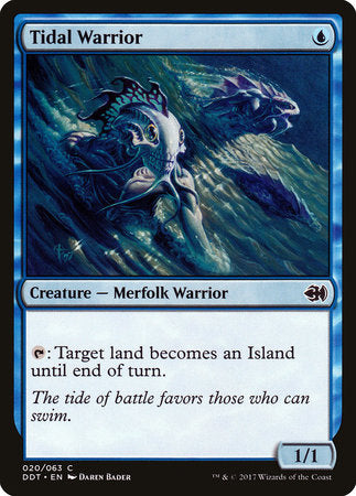 Tidal Warrior [Duel Decks: Merfolk vs. Goblins] | Eastridge Sports Cards & Games