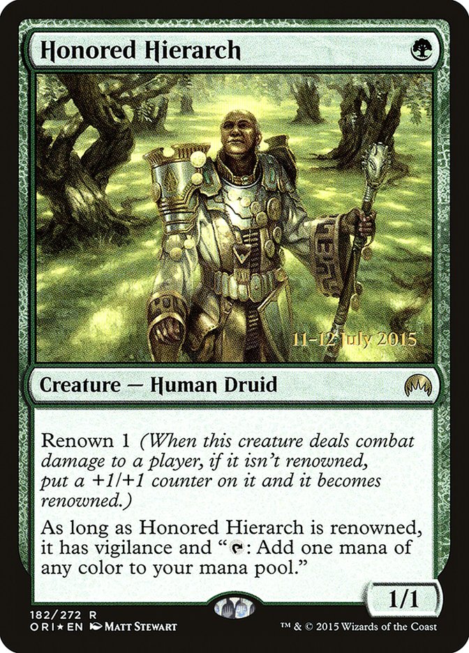 Honored Hierarch [Magic Origins Prerelease Promos] | Eastridge Sports Cards & Games