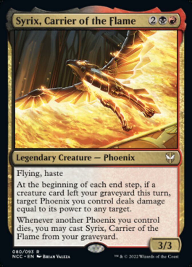 Syrix, Carrier of the Flame [Streets of New Capenna Commander] | Eastridge Sports Cards & Games