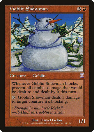Goblin Snowman [Time Spiral Timeshifted] | Eastridge Sports Cards & Games