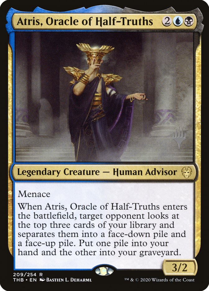 Atris, Oracle of Half-Truths (Promo Pack) [Theros Beyond Death Promos] | Eastridge Sports Cards & Games