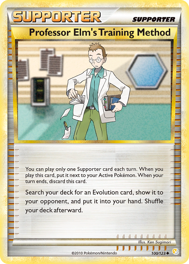 Professor Elm's Training Method (100/123) [HeartGold & SoulSilver: Base Set] | Eastridge Sports Cards & Games